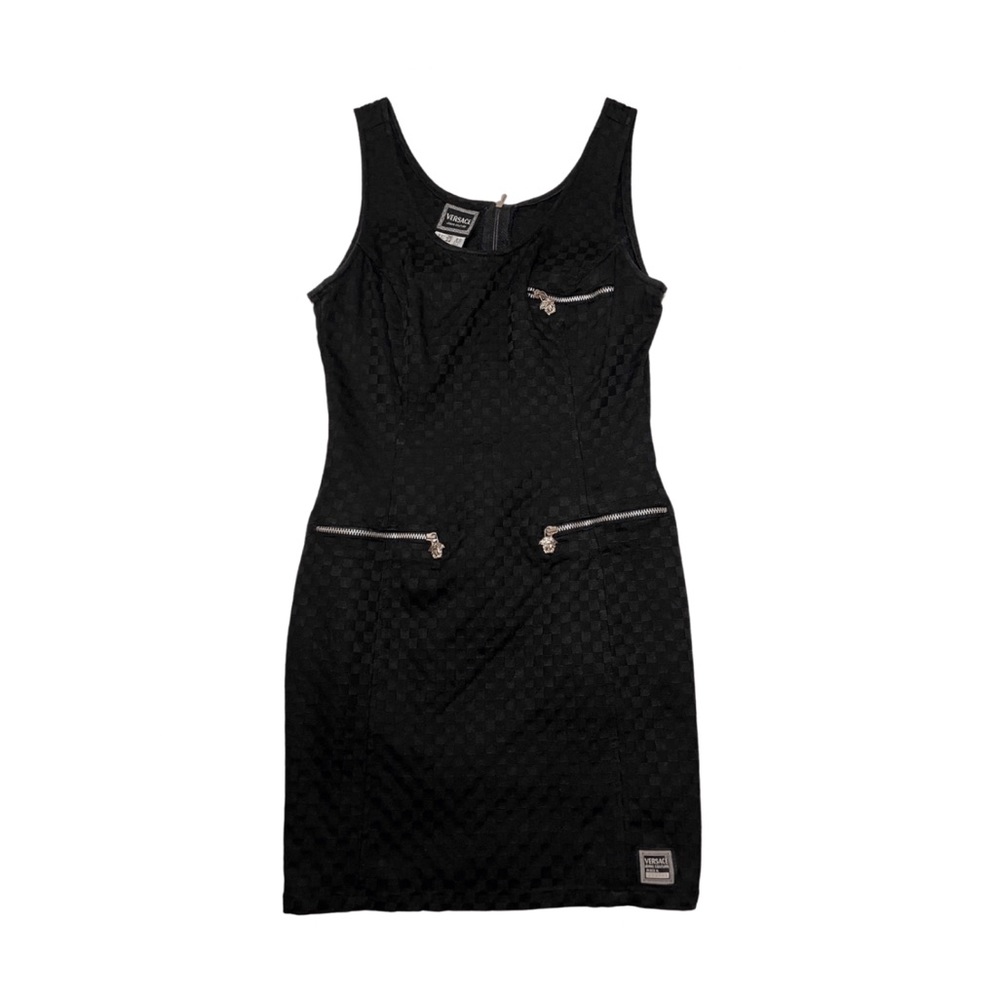 Versace vintage zipper mini dress - Picture 2 of 5